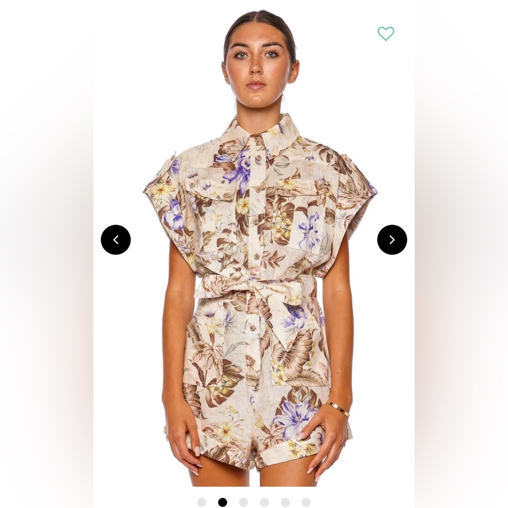 ZIMMERMANN
Coco Playsuit Cream Multi Flora
